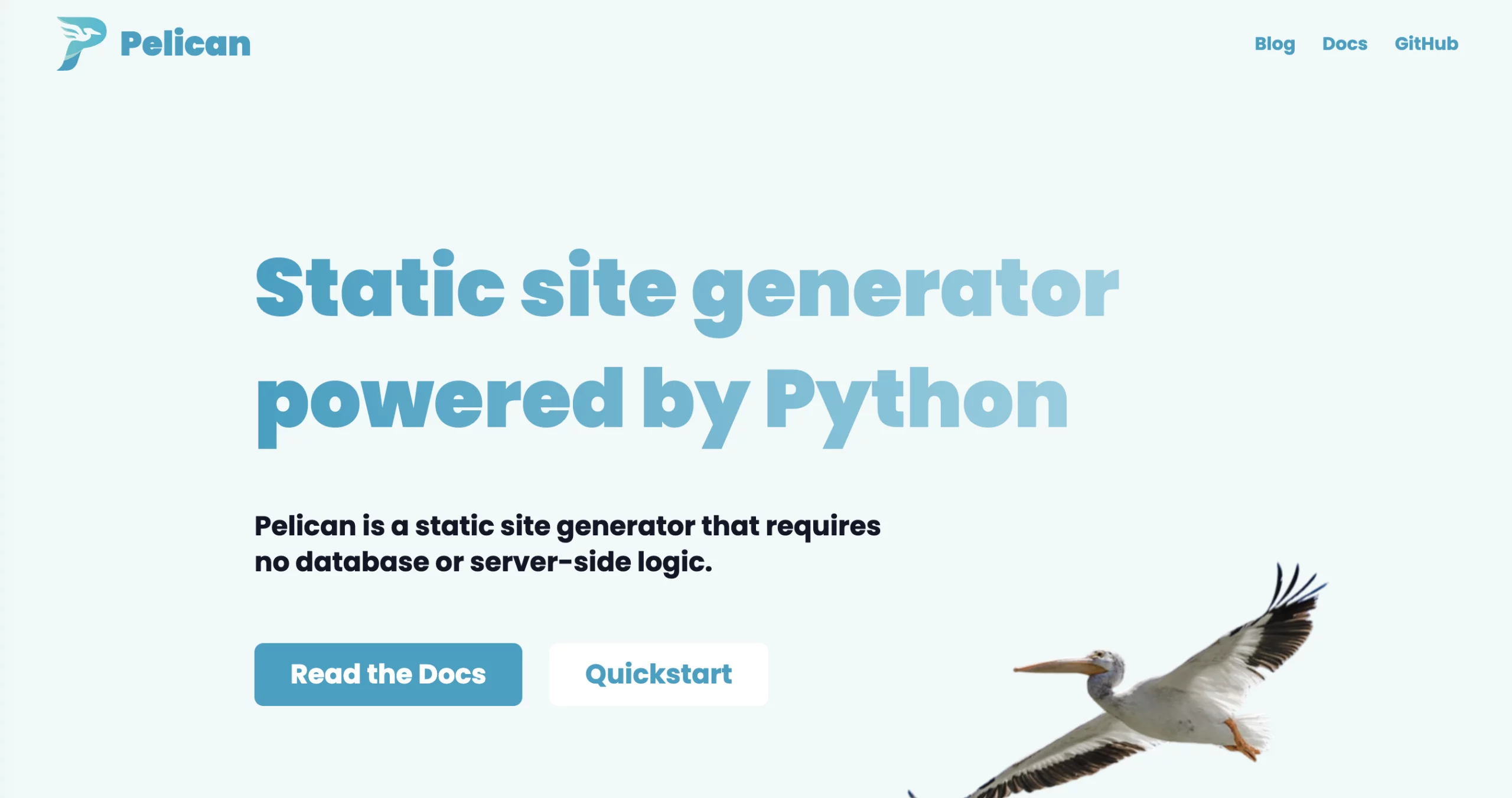 getpelican generátor statických webových stránok